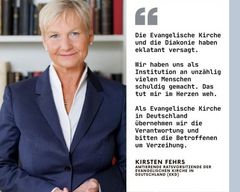 Kirsten Fehrs, EKD Ratsvorsitzende mit Zitat zur Forum-Studie